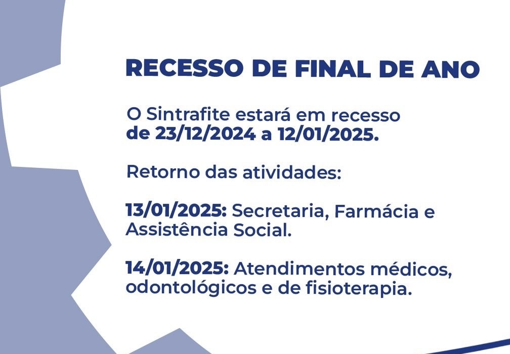 Recesso Final de Ano 